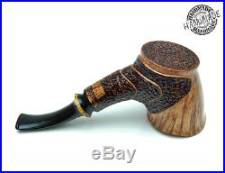 Vintage Hand Carved Plateaux Briar Smoking Pipe By Johnsson Osl (award Winning)