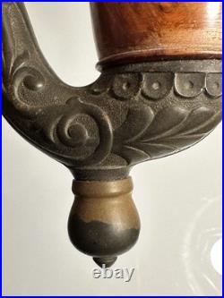 Vintage Handmade 3-pc Swiss Tobacco Pipe with Hinged Lid Wooden Body (Never Used)
