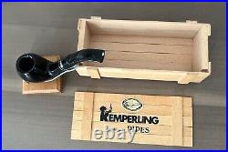 Vintage Kemperling Handmade Smoking Tobacco Pipe Black Made In Austria