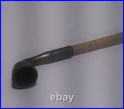 Vintage Long Japanese Kiseru Old Smoking Pipe Brass/Bamboo Made 24
