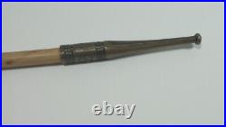 Vintage Long Japanese Kiseru Old Smoking Pipe Brass/Bamboo Made 24