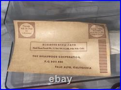 Vintage NOS Bryson Tobacco Pipe Unsmoked Pat Pend D120275 1940s In Box & Papers