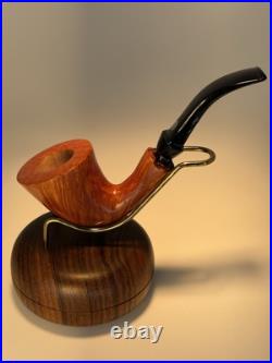 Vintage NOS Mastro De Paja Bent Freehand With Birdseye UNSMOKED Tobacco Pipe