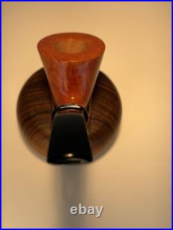 Vintage NOS Mastro De Paja Bent Freehand With Birdseye UNSMOKED Tobacco Pipe