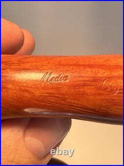 Vintage NOS Mastro De Paja Bent Freehand With Birdseye UNSMOKED Tobacco Pipe
