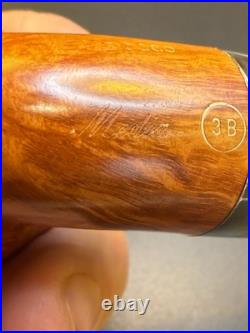 Vintage NOS Unsmoked Mastro De Paja Bent Billiard 3B + One Sun Tobacco pipe