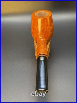 Vintage NOS Unsmoked Mastro De Paja Billiard 3C + One Sun Tobacco Pipe