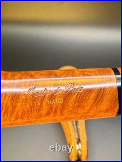 Vintage NOS Unsmoked Mastro De Paja Billiard 3C + One Sun Tobacco Pipe