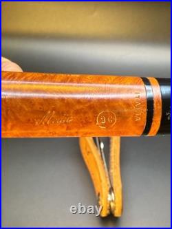 Vintage NOS Unsmoked Mastro De Paja Billiard 3C + One Sun Tobacco Pipe