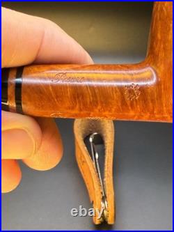 Vintage NOS Unsmoked Mastro De Paja Billiard 3C + One Sun Tobacco Pipe