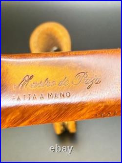 Vintage NOS Unsmoked Mastro De Paja Bulldog 3C Gigante Tobacco Pipe