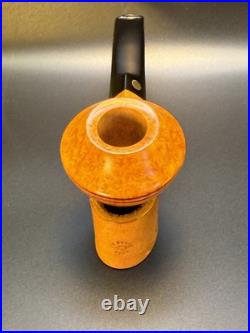 Vintage NOS Unsmoked Mastro De Paja Bulldog 3C One Sun Tobacco Pipe