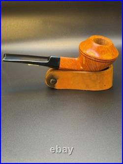 Vintage NOS Unsmoked Mastro De Paja Bulldog 3C One Sun Tobacco Pipe