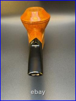 Vintage NOS Unsmoked Mastro De Paja Bulldog 3C One Sun Tobacco Pipe
