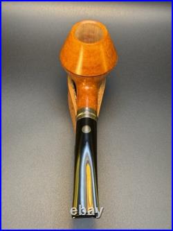 Vintage NOS Unsmoked Mastro De Paja Rhodesian 3B One Sun Tobacco Pipe