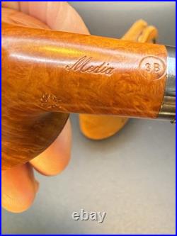 Vintage NOS Unsmoked Mastro De Paja Rhodesian 3B One Sun Tobacco Pipe