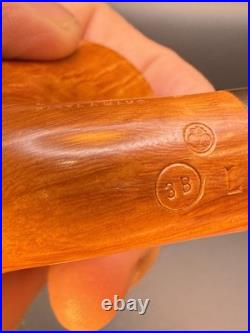Vintage NOS Unsmoked Mastro De Paja Sitter 3B+ L Tobacco Pipe