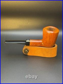 Vintage NOS Unsmoked Mastro De Paja Straight Dublin 3B + One Sun Tobacco Pipe