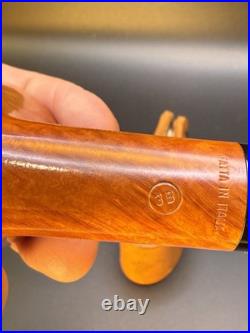 Vintage NOS Unsmoked Mastro De Paja Straight Dublin 3B + One Sun Tobacco Pipe