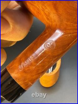 Vintage NOS Unsmoked Mastro De Paja Straight Dublin 3B + One Sun Tobacco Pipe