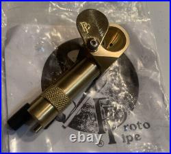 Vintage Proto Pipe Hybrid Deluxe Mendo Pipe Handcrafted Brass Pipe USA NEW