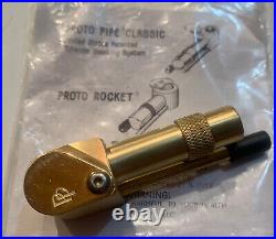 Vintage Proto Pipe Hybrid Deluxe Mendo Pipe Handcrafted Brass Pipe USA NEW
