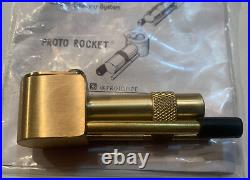 Vintage Proto Pipe Hybrid Deluxe Mendo Pipe Handcrafted Brass Pipe USA NEW