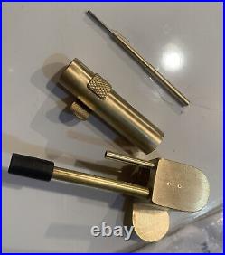 Vintage Proto Pipe Hybrid Deluxe Mendo Pipe Handcrafted Brass Pipe USA NEW
