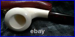 Vintage Smooth Meerschaum Smoking Pipe Pfeife Pipa Model 0228