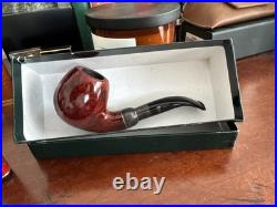 Vintage Stanwell 185 Silver Mount Bent Apple Unsmoked NOS 1998 Danish Made