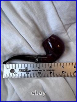 Vintage Stanwell 185 Silver Mount Bent Apple Unsmoked NOS 1998 Danish Made