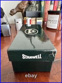 Vintage Stanwell 185 Silver Mount Bent Apple Unsmoked NOS 1998 Danish Made