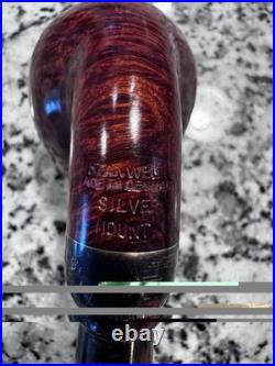 Vintage Stanwell 185 Silver Mount Bent Apple Unsmoked NOS Danish Made