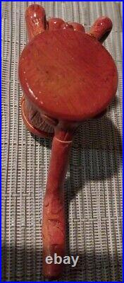 Vintage Tobacco Pipe Wood Hand Carved 69er Sexual Smoking Mexico Rare Unique NEW