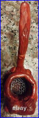 Vintage Tobacco Pipe Wood Hand Carved 69er Sexual Smoking Mexico Rare Unique NEW