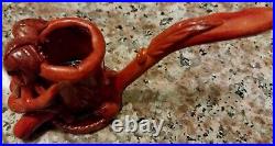 Vintage Tobacco Pipe Wood Hand Carved 69er Sexual Smoking Mexico Rare Unique NEW