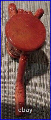Vintage Tobacco Pipe Wood Hand Carved 69er Sexual Smoking Mexico Rare Unique NEW