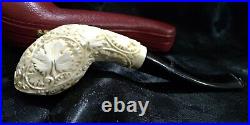 Vintage Vineyard Meerschaum Smoking Pipe Pfeife Pipa Model 1728