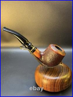 Vintage Wessex NOS Unsmoked Ring Grain Blasted Pot Tobacco Pipe (Made By Neerup)