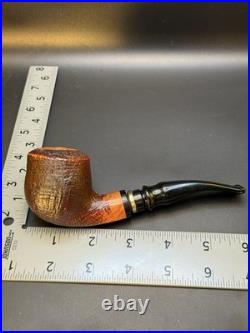 Vintage Wessex NOS Unsmoked Ring Grain Blasted Pot Tobacco Pipe (Made By Neerup)