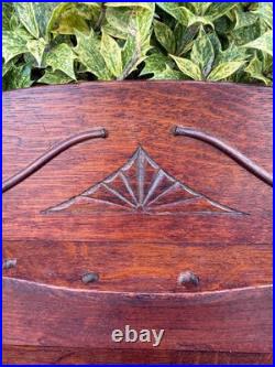 Vintage Wooden Pipe Rack, Wall Mount Tobacco Stand, 12-Slot Holder, Carved Wood