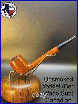 Vintage Yorkist (Ben Wade Sub) Unsmoked Canadian Tobacco Pipe