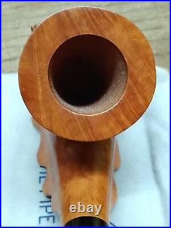 Vtg NOS GBD Virgin #1A Unique Bent Smoking Tobacco Pipe London Papers Box Mint