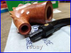 Vtg NOS GBD Virgin #1A Unique Bent Smoking Tobacco Pipe London Papers Box Mint