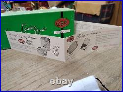 Vtg NOS GBD Virgin #1A Unique Bent Smoking Tobacco Pipe London Papers Box Mint