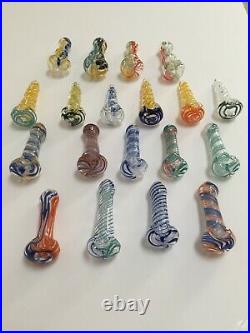 WHOLESALE LOT 100 2- 3 Inch Glass Spoon Pipe, Tobacco Smoking bowl NEW