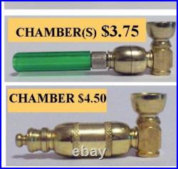 WHOLESALE LOT OF 30 Metal Smoking Pipes6 each of 5 styles+20 caps + 50 screens