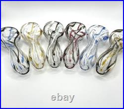 WHOLESALE LOT of (50) 4 Hand Blown Borosilicate Glass Pipes, BONG pipes, 45G