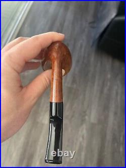 WO Larsen Straight Grain 3 Vintage Tobacco Pipe Made In Denmark RARE