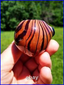 Walnut Woodgrain Classic Styled Glass Tobacco Apple Pipe